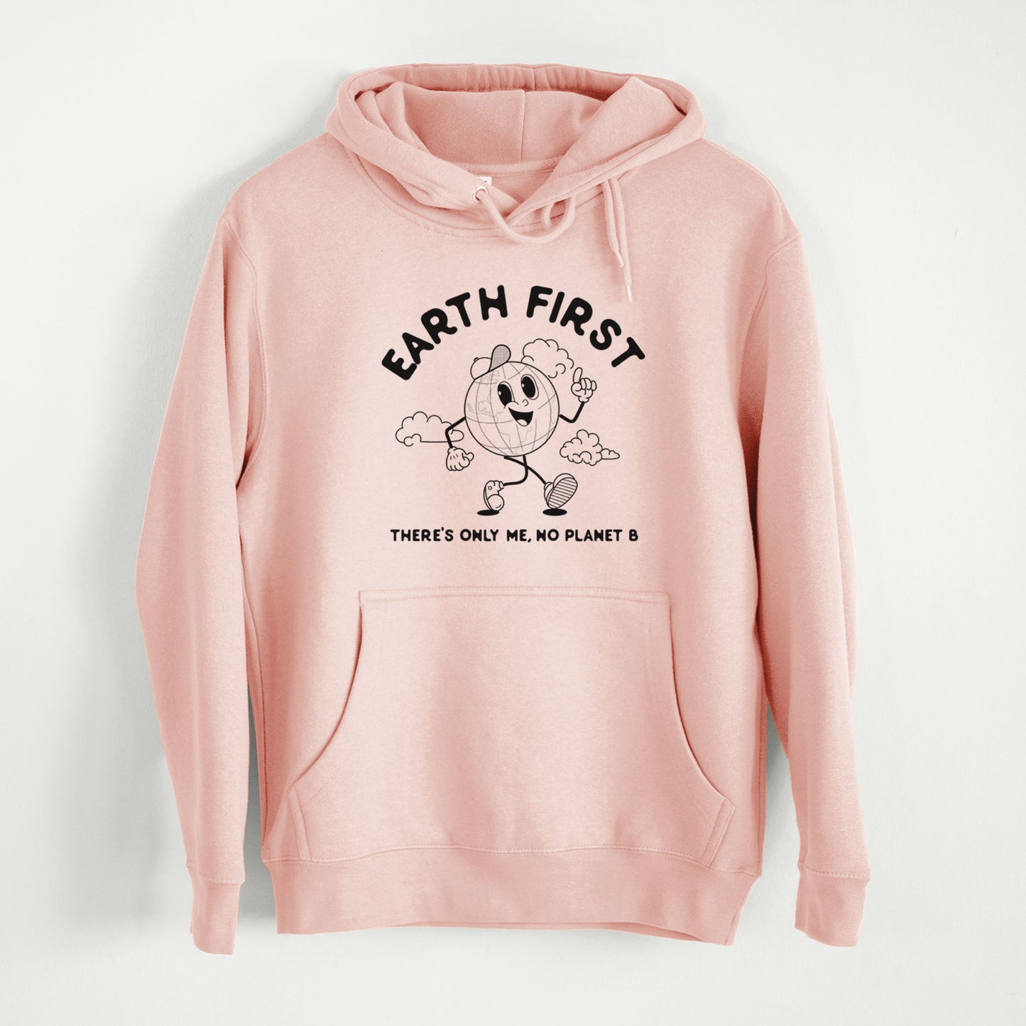 Earth First - There's Only Me, No Planet B  - Mid-Weight Unisex Premium Blend Hoodie