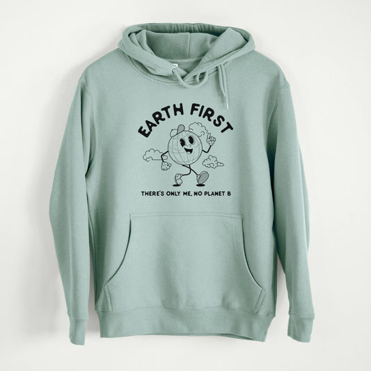 Earth First - There's Only Me, No Planet B  - Mid-Weight Unisex Premium Blend Hoodie