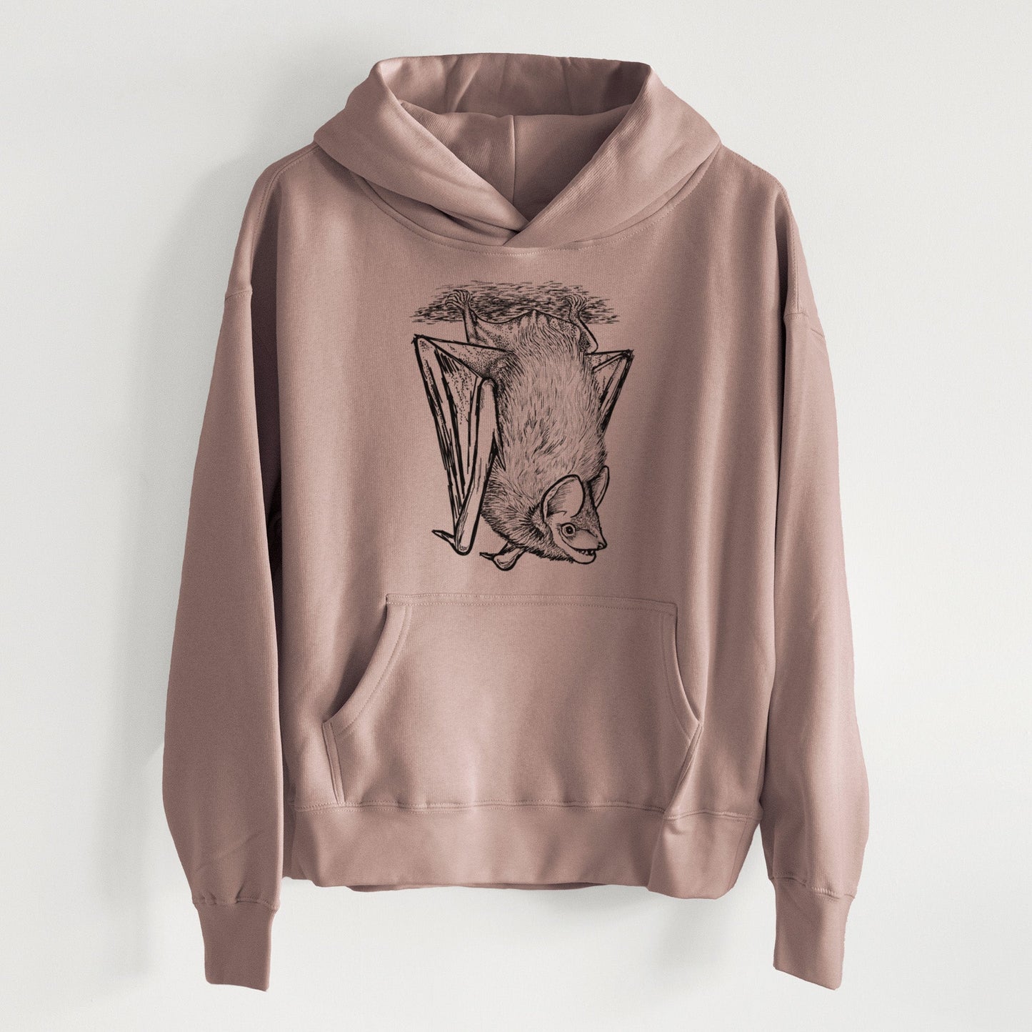 Eptesicus fuscus - Big Brown Bat - Women's Heavyweight Relaxed Hoodie