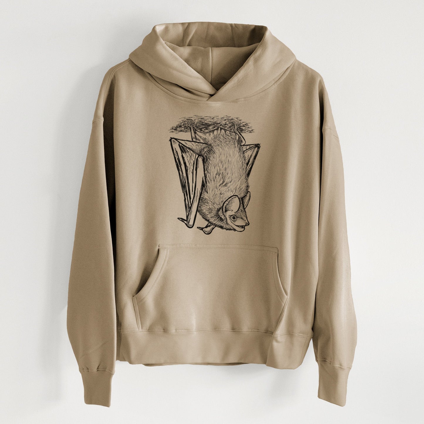 Eptesicus fuscus - Big Brown Bat - Women's Heavyweight Relaxed Hoodie