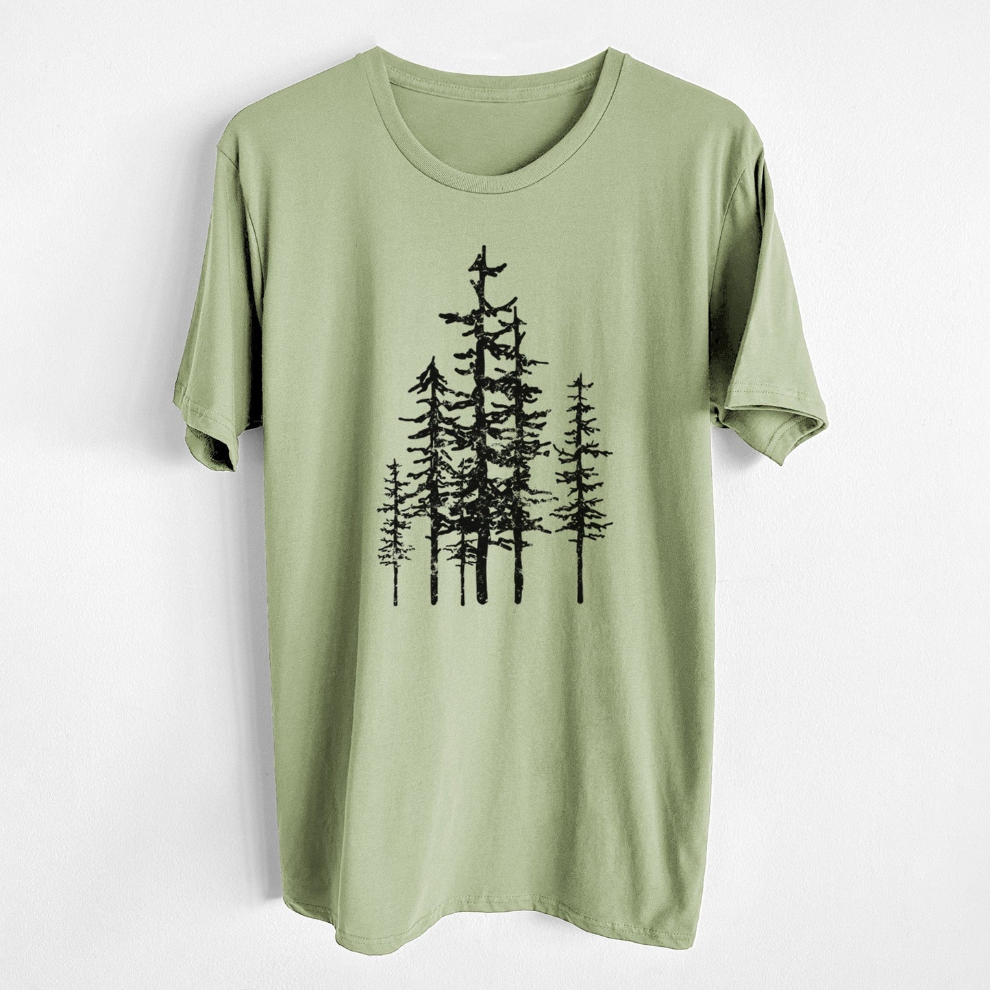 Evergreen Trees - Unisex Crewneck - Made in USA - 100% Organic Cotton