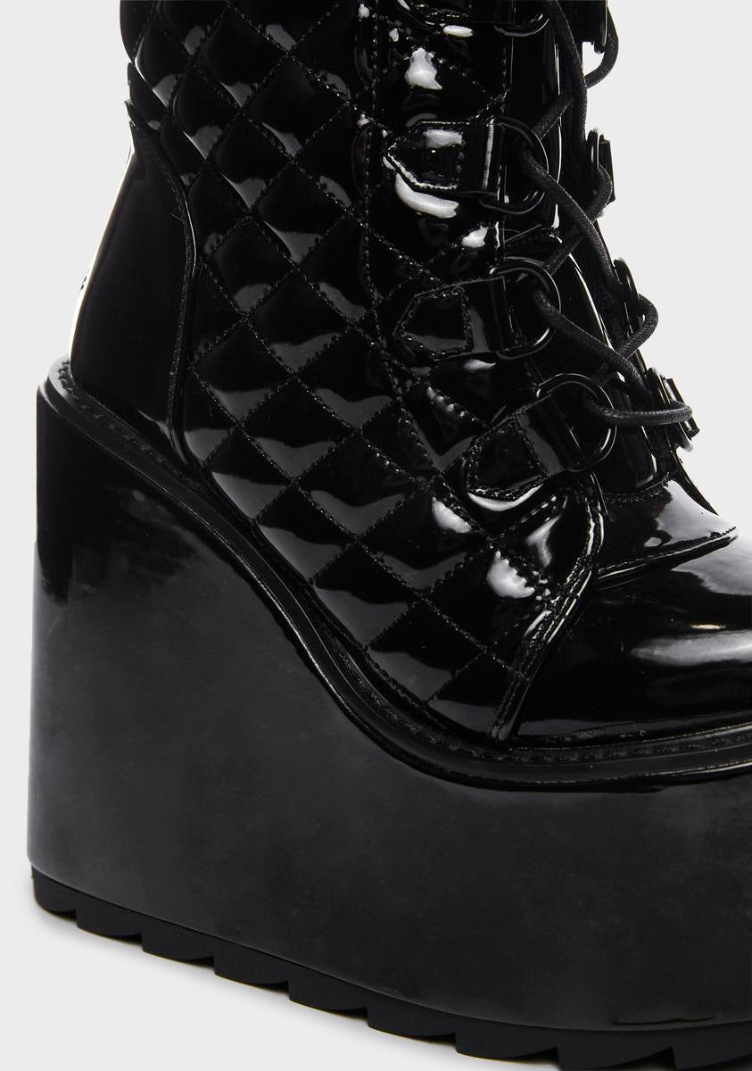 Dune Fur Platform Boots