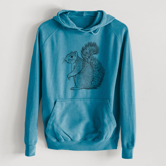 Eastern Fox Squirrel - Sciurus niger  - Mid-Weight Unisex Vintage 100% Cotton Hoodie