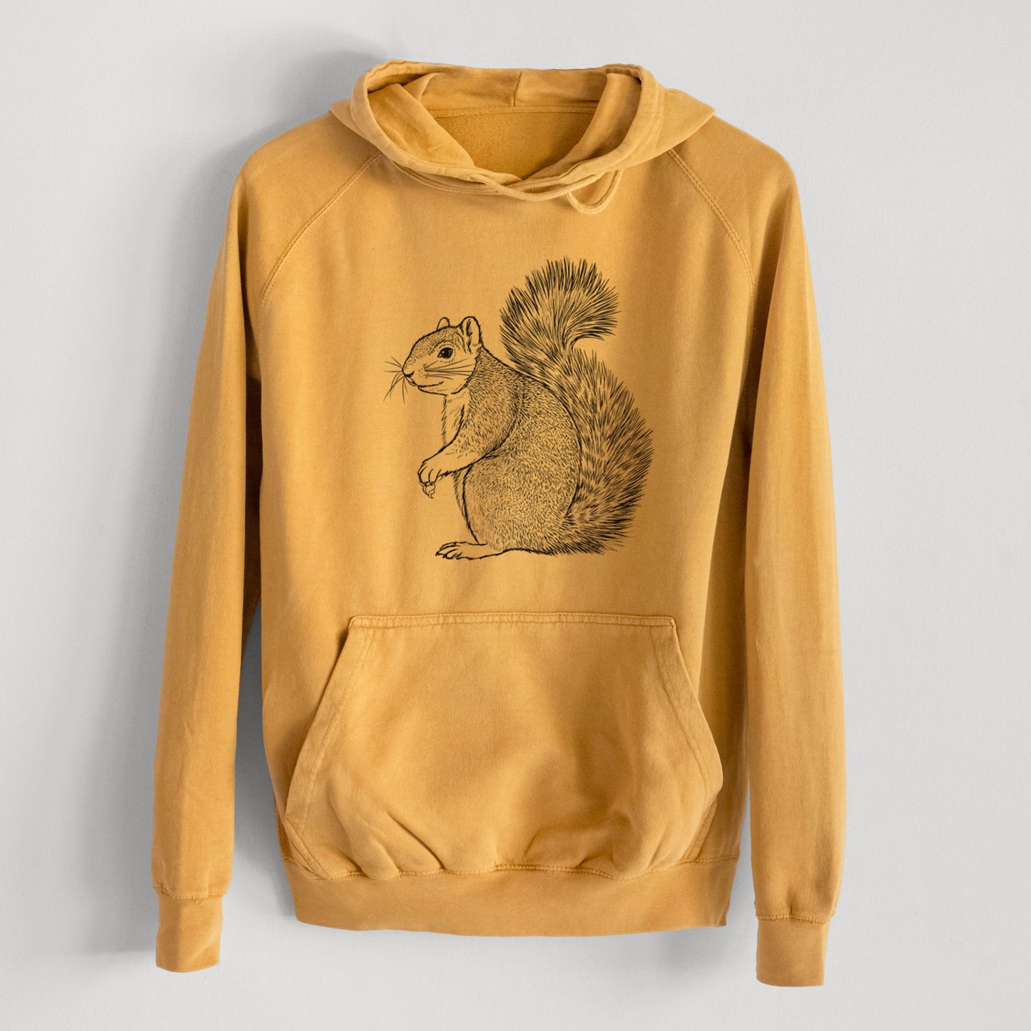 Eastern Fox Squirrel - Sciurus niger  - Mid-Weight Unisex Vintage 100% Cotton Hoodie