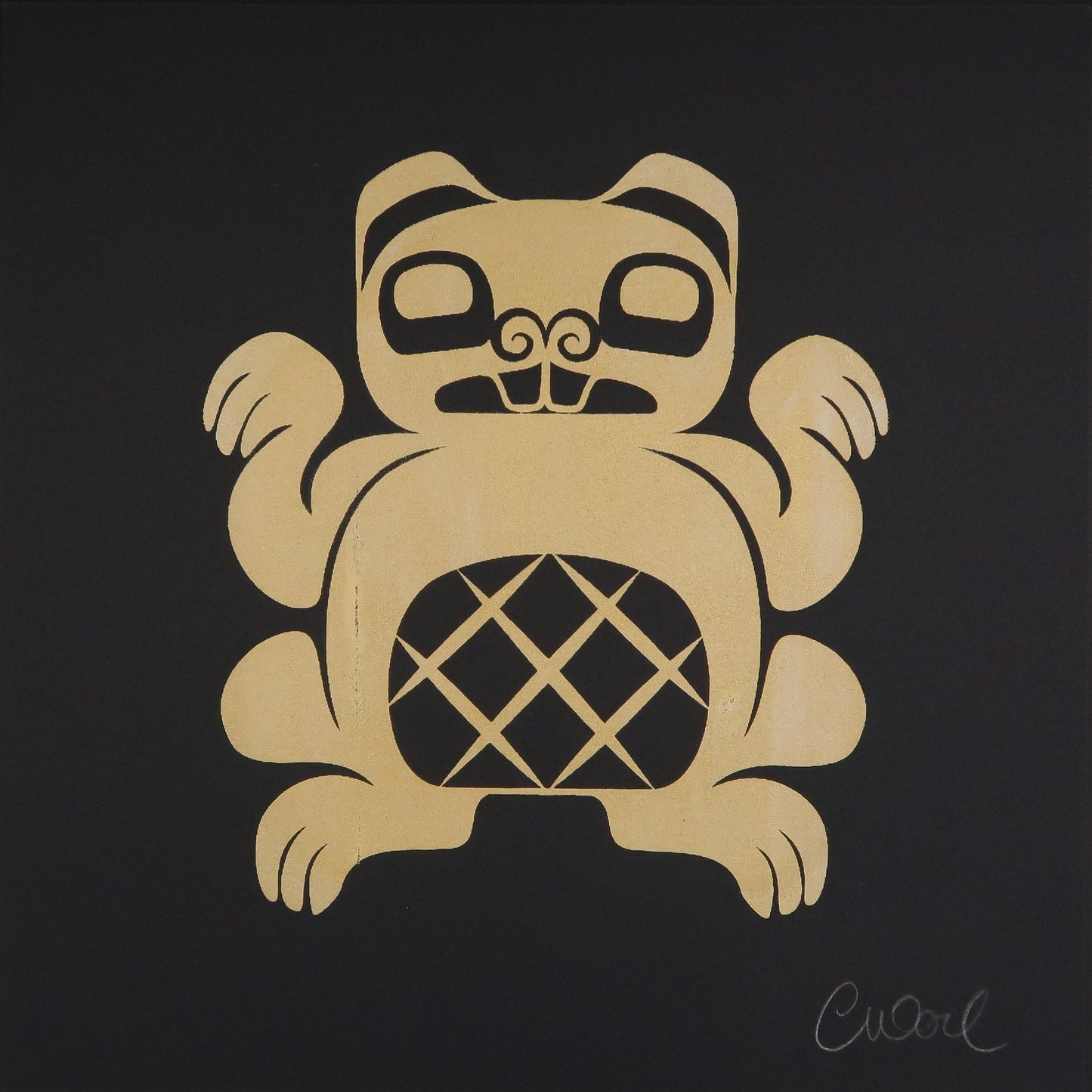 Baby Formline Prints - Black Paper