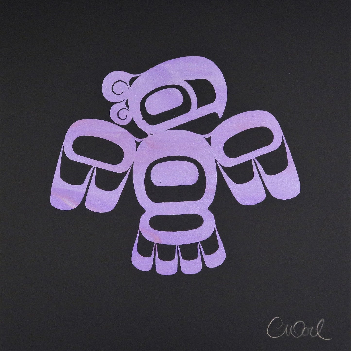 Baby Formline Prints - Black Paper