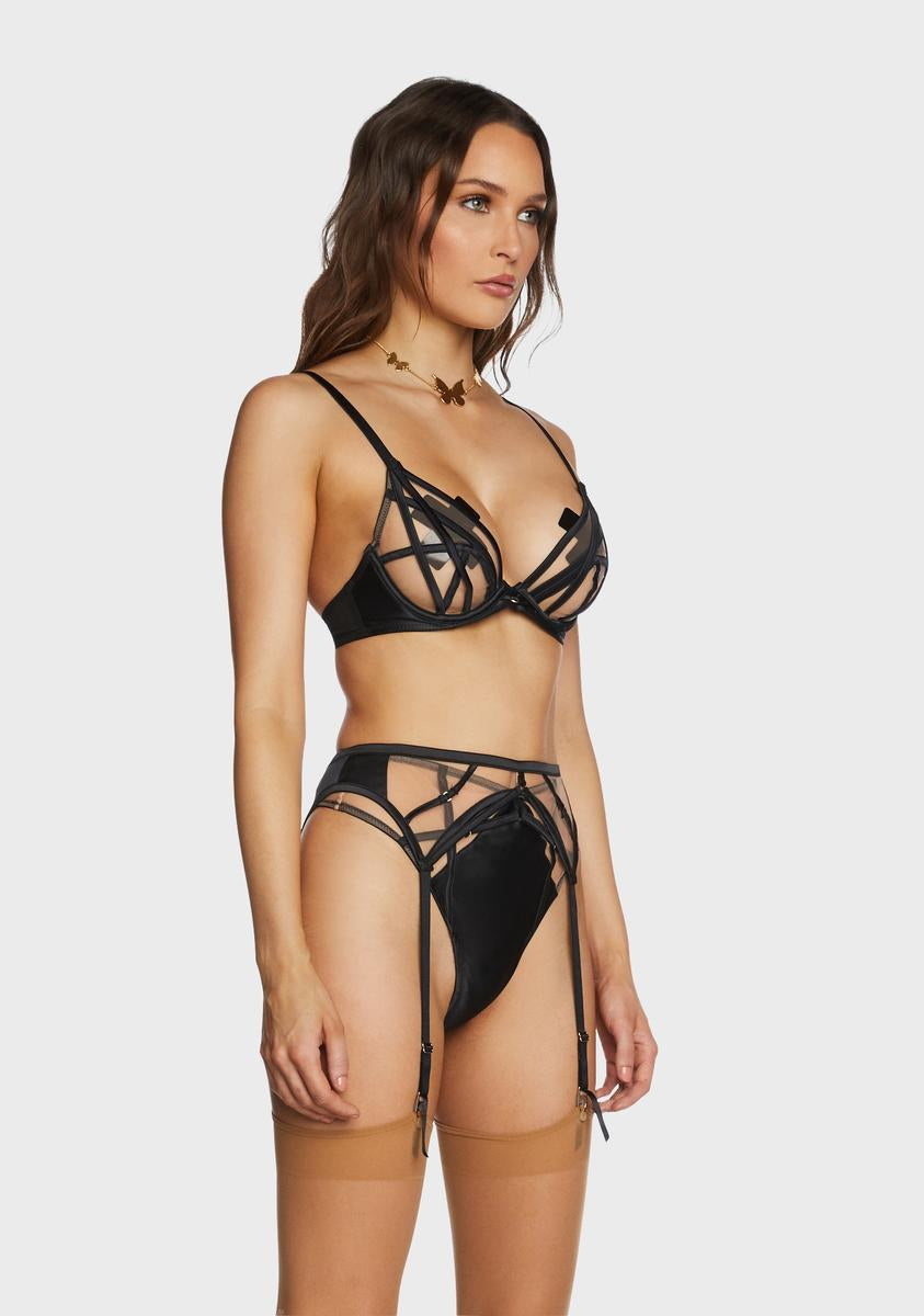 Ramona Mesh Plunge Bra