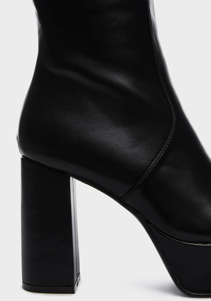 Wide Fit Whatta Showdown Platform Boots