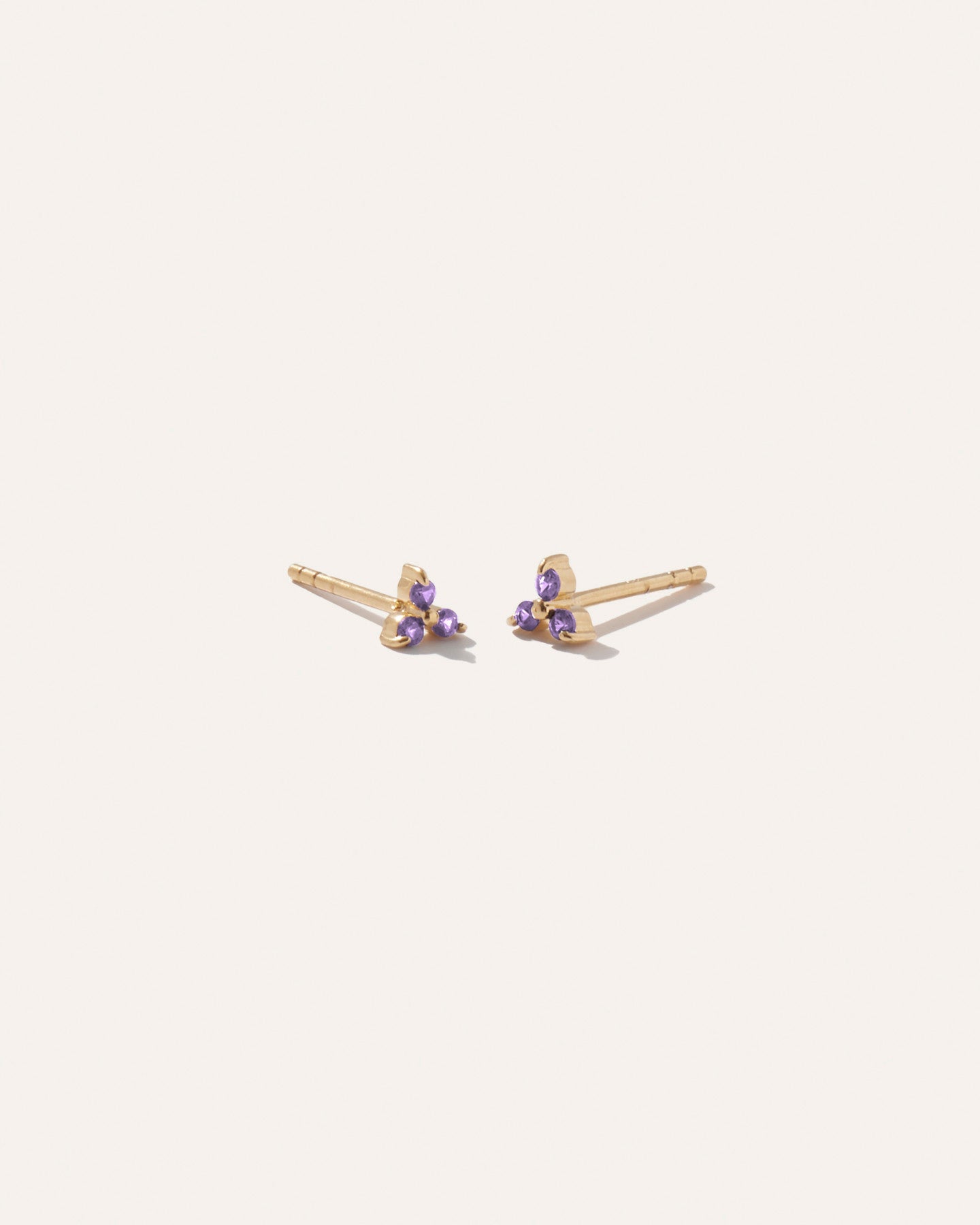 Gemstone Triad Studs