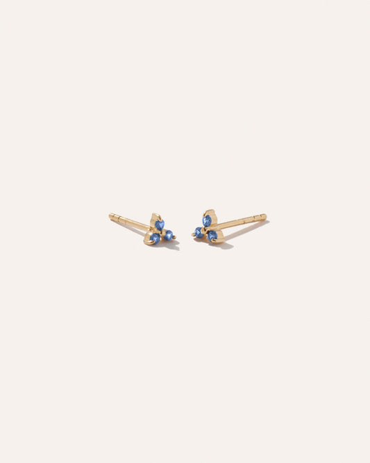 Gemstone Triad Studs
