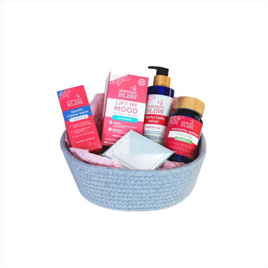 Essentials for Mom Gift Basket