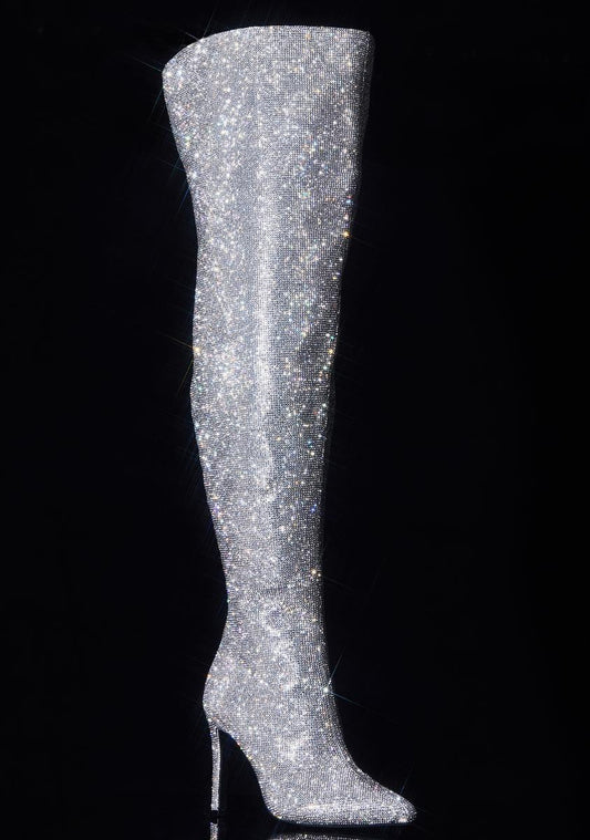 Publicity Stunt Thigh High Boots