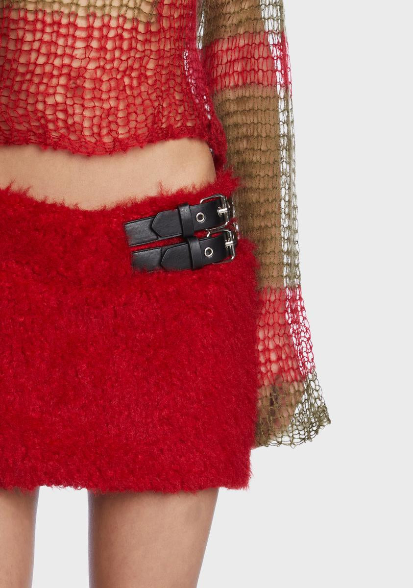 Fire Fend For Yourself Mini Skirt