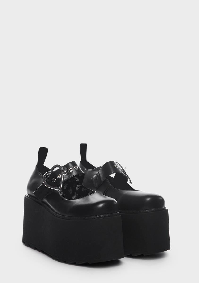 Towering Platform Mary Janes