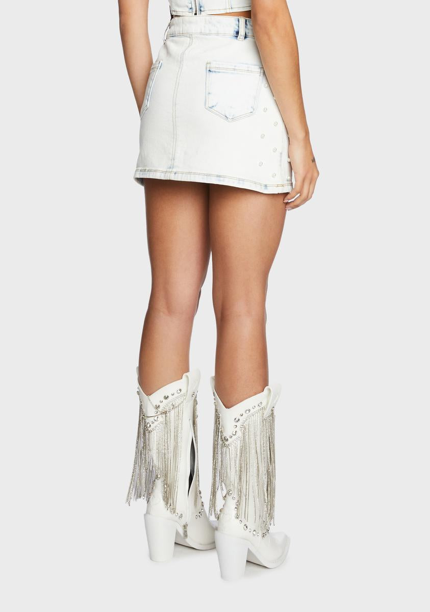 Vintage Dreams Denim Skirt