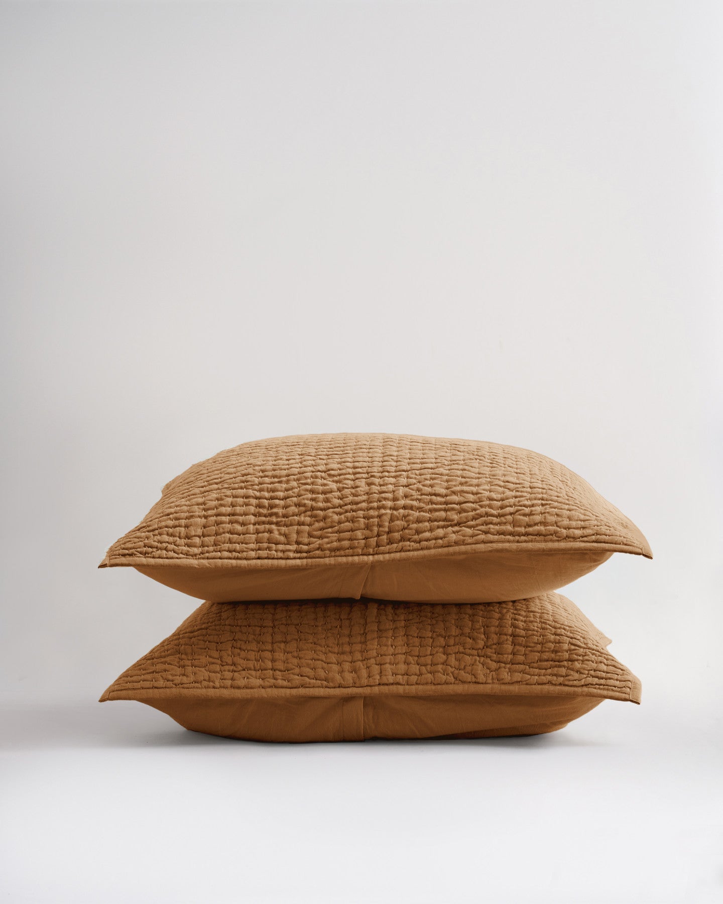 European Linen Cotton Stitch Sham Set