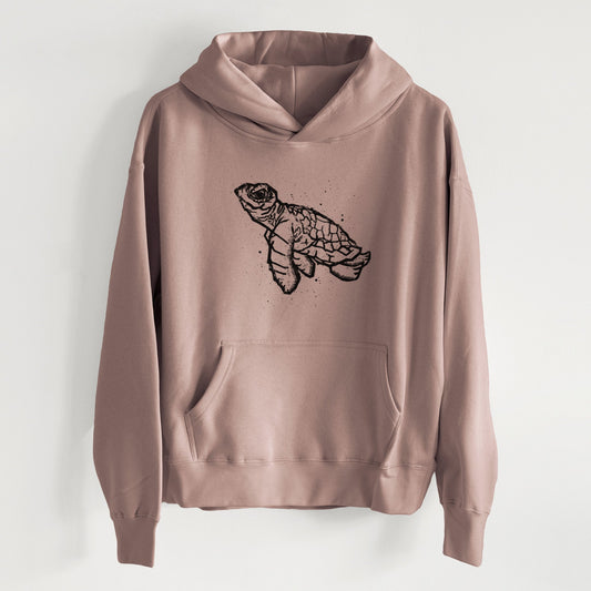 Baby Sea Turtle - Women's Heavyweight Relaxed Hoodie