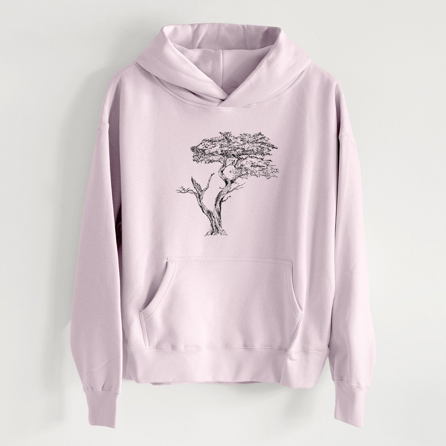 The Lone Cypress - Cupressus Macrocarpa - Monterey Cypress - Women's Heavyweight Relaxed Hoodie