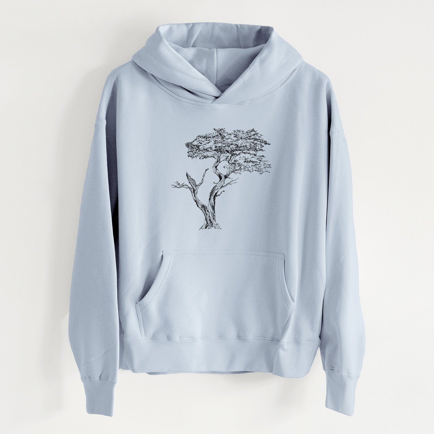 The Lone Cypress - Cupressus Macrocarpa - Monterey Cypress - Women's Heavyweight Relaxed Hoodie
