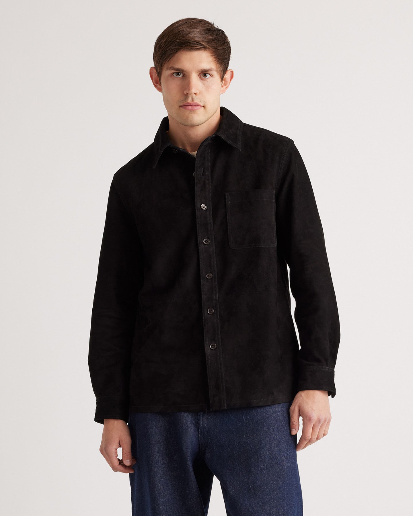 100% Suede Overshirt