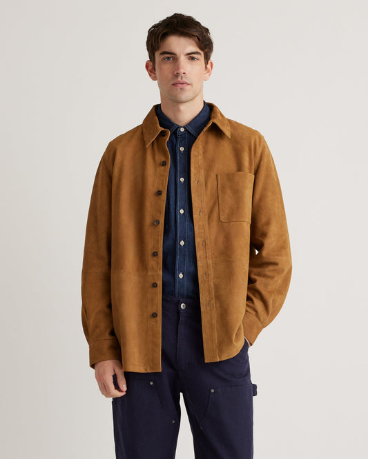100% Suede Overshirt