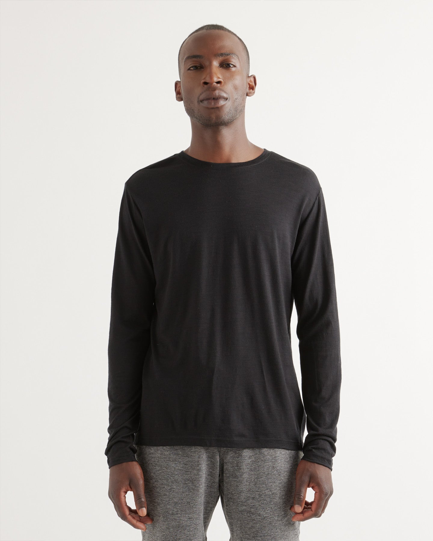 100% Merino Wool All-Season Long Sleeve Base Layer Tee
