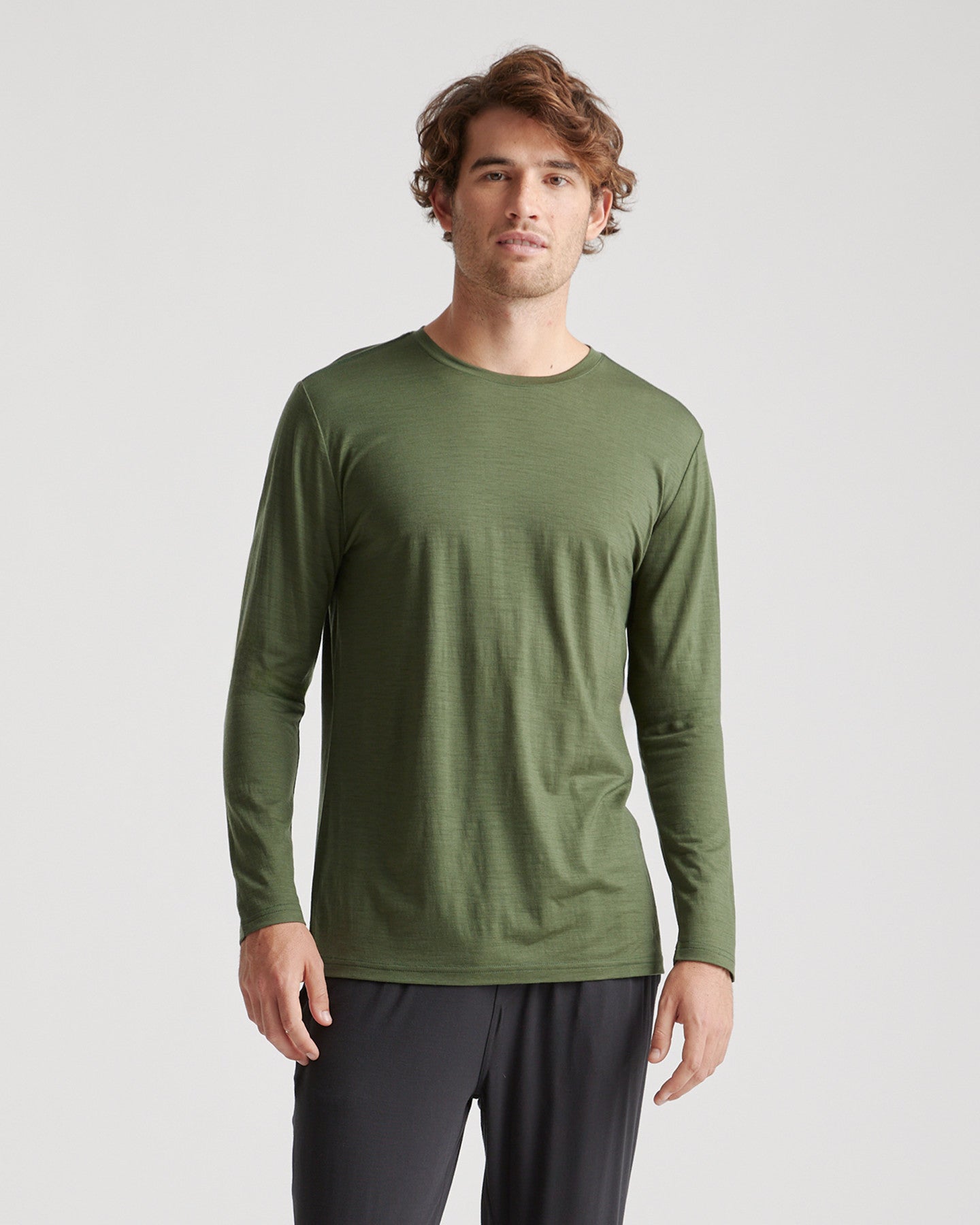 100% Merino Wool All-Season Long Sleeve Base Layer Tee