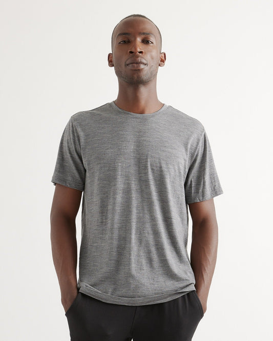 100% Merino Wool All-Season Short Sleeve Base Layer Tee