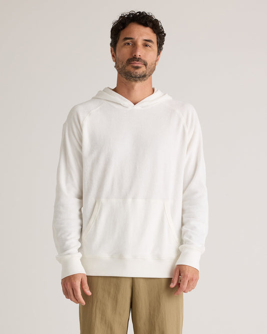100% Organic Cotton Terry Towel Pullover Hoodie