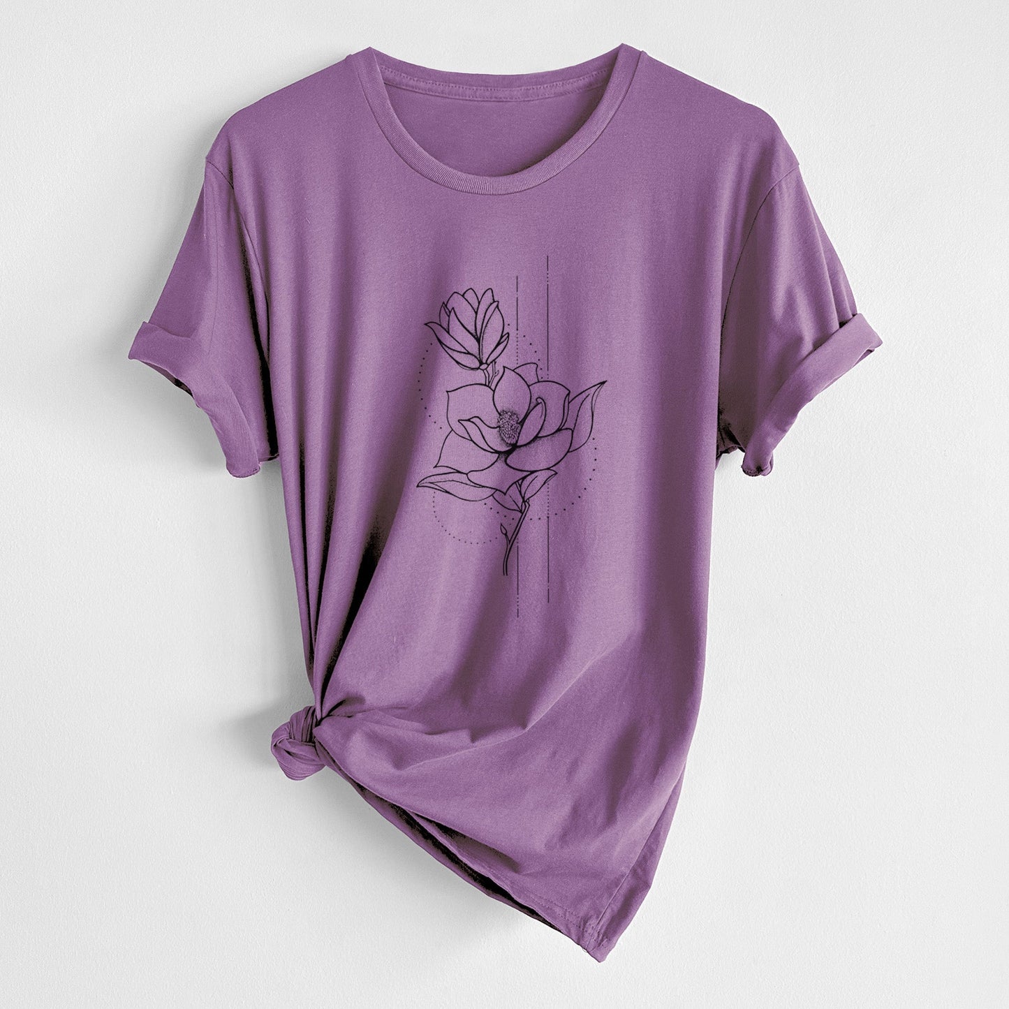 Southern Magnolia Stem - Unisex Crewneck - Made in USA - 100% Organic Cotton