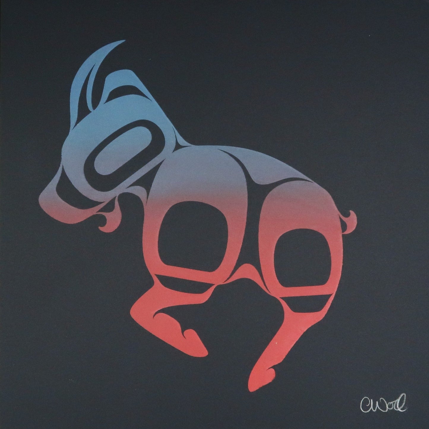 Baby Formline Prints - Black Paper