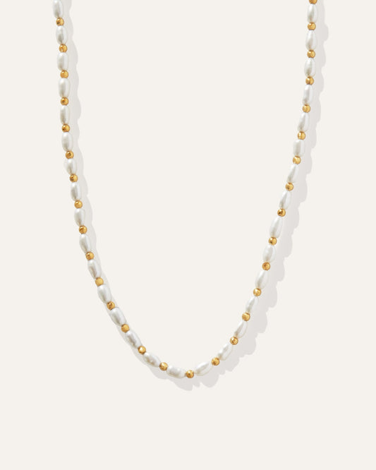 Seed Pearl Beaded Necklace