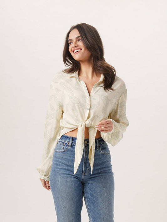 Tie Front Top