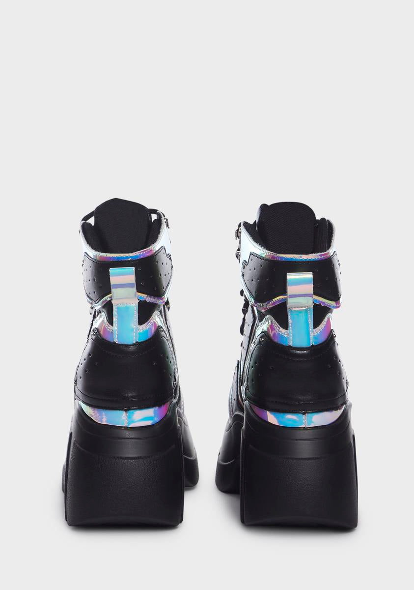 Black Passionfruit-03 Wedge Sneakers