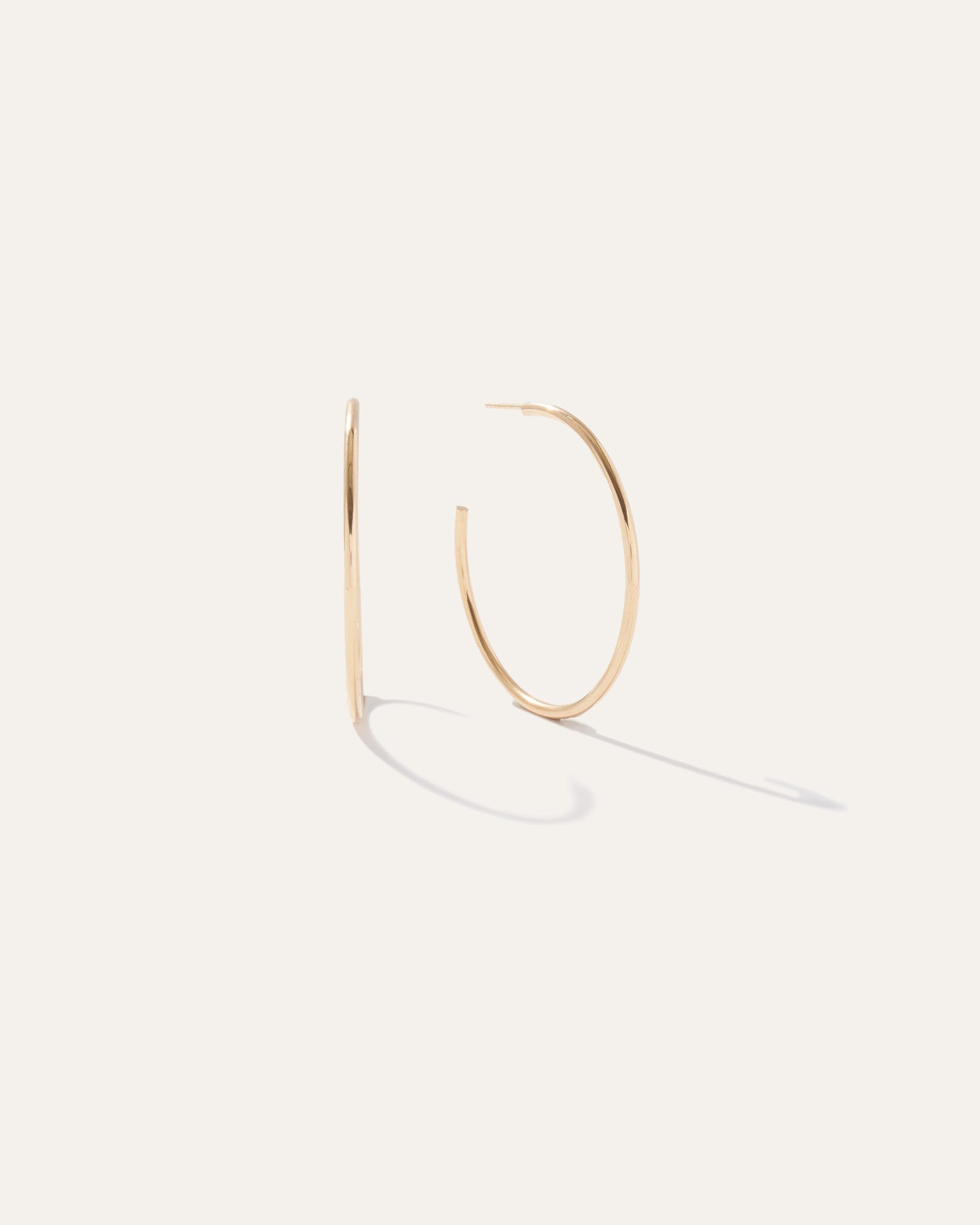 14K Gold Barcelona 30MM Hoops