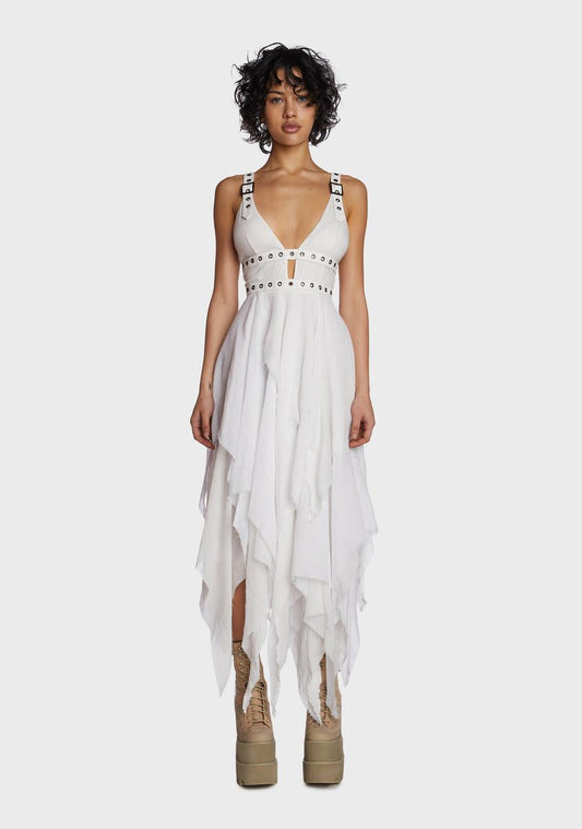 Echo Handkerchief Midi Dress