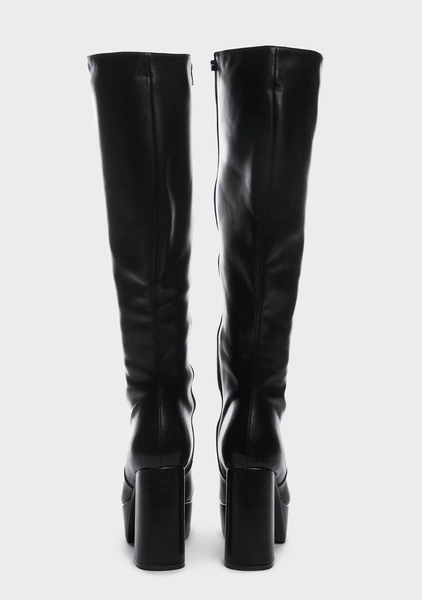 Wide Fit Whatta Showdown Platform Boots
