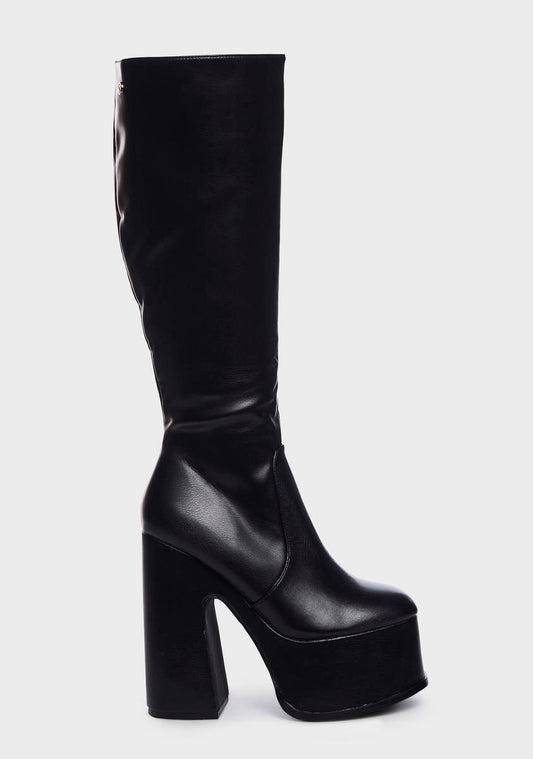 Corrs Platform Knee High Boots