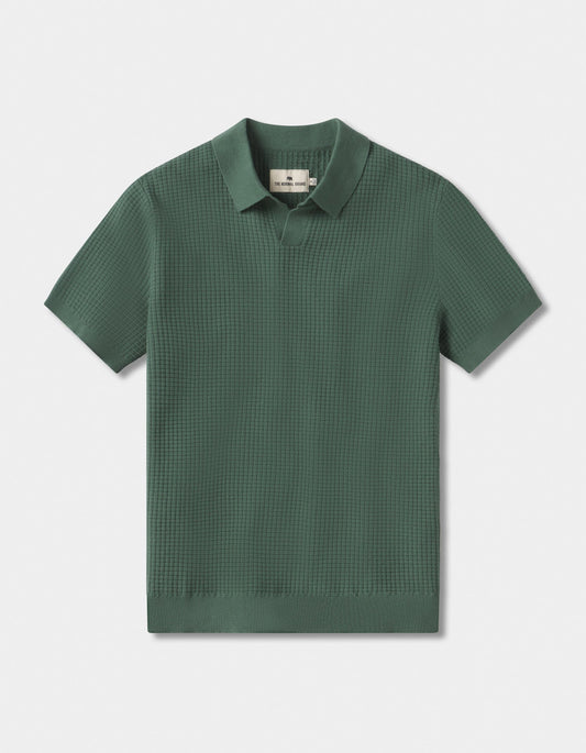 Waffle Stitch Polo