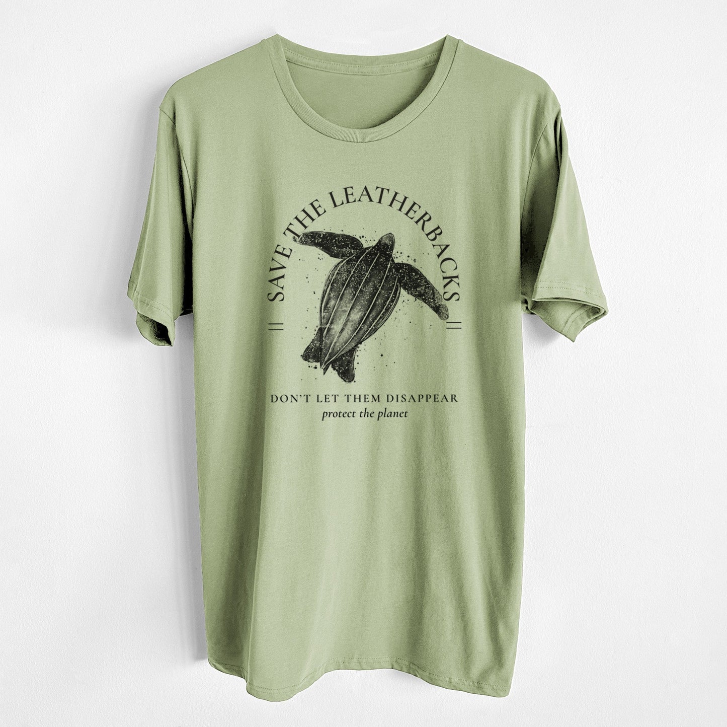 Save the Leatherbacks - Don't Let Them Disappear - Unisex Crewneck - Made in USA - 100% Organic Cotton
