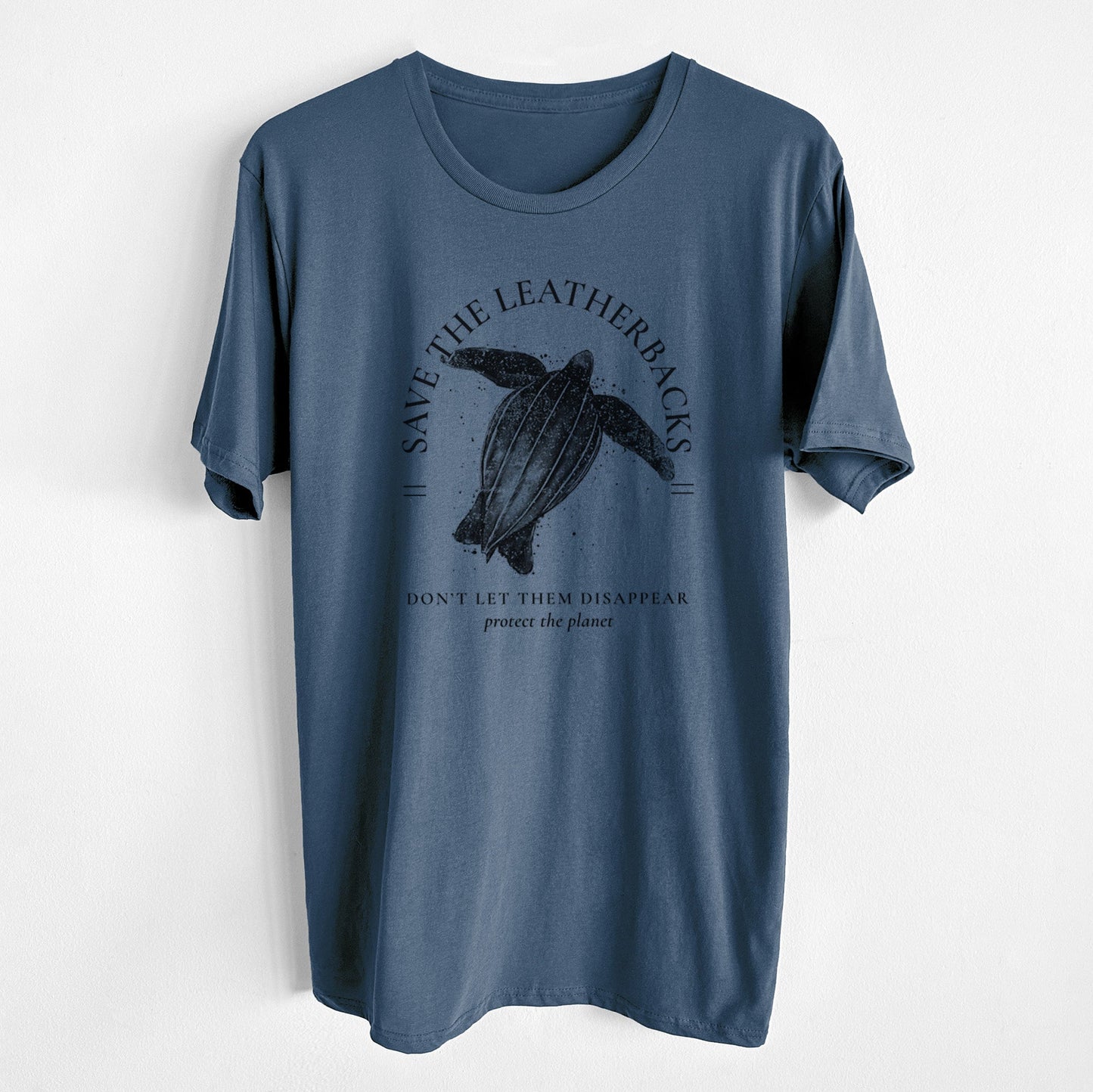 Save the Leatherbacks - Don't Let Them Disappear - Unisex Crewneck - Made in USA - 100% Organic Cotton