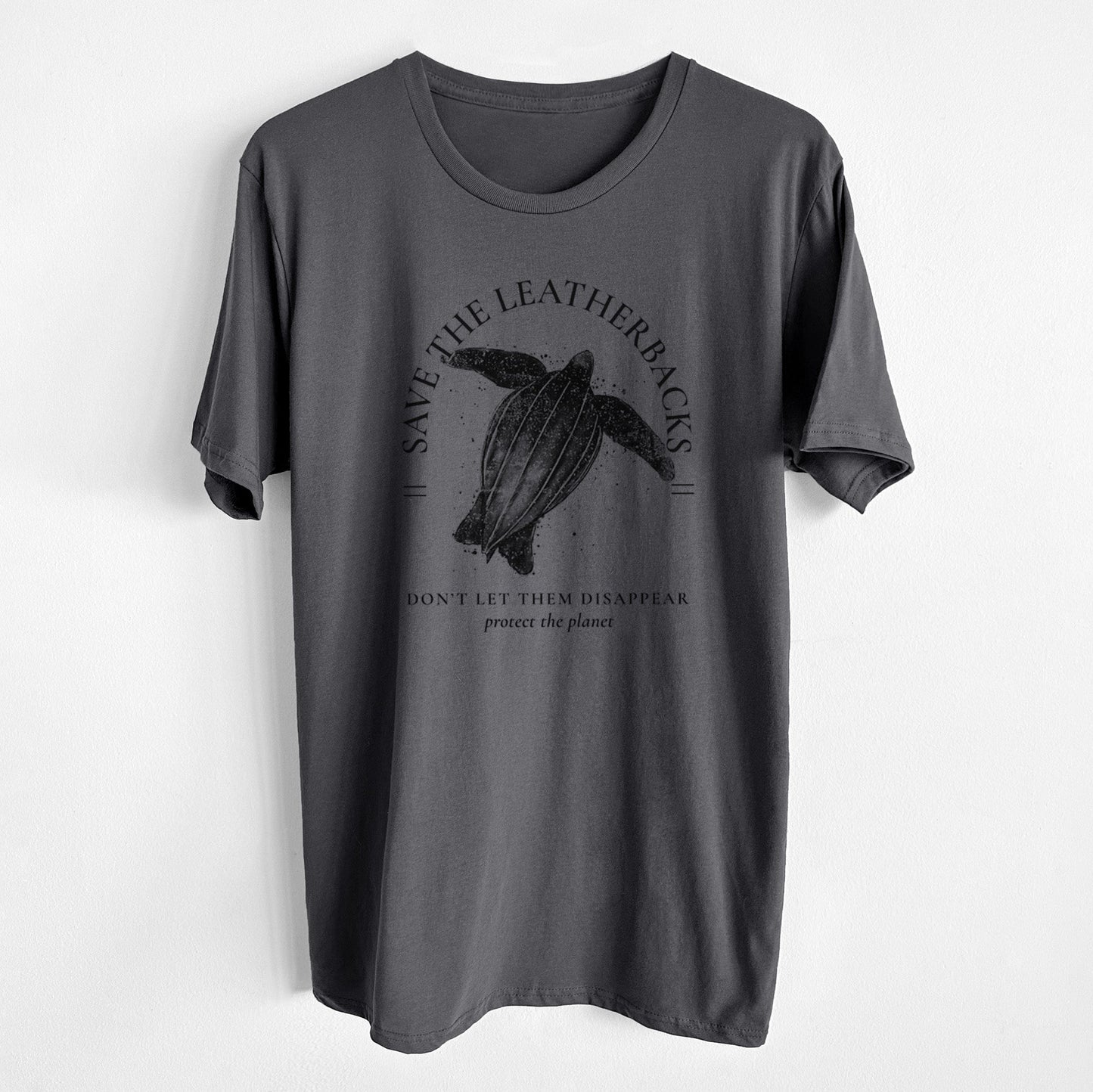 Save the Leatherbacks - Don't Let Them Disappear - Unisex Crewneck - Made in USA - 100% Organic Cotton