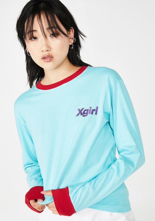 Sticker Logo Long Sleeve Tee