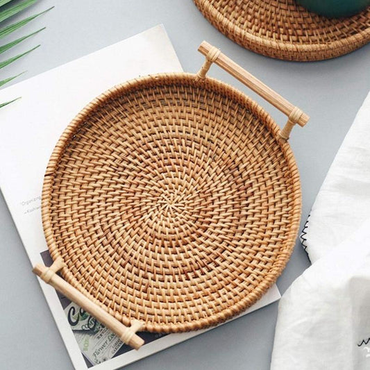 Rattan Round Basket
