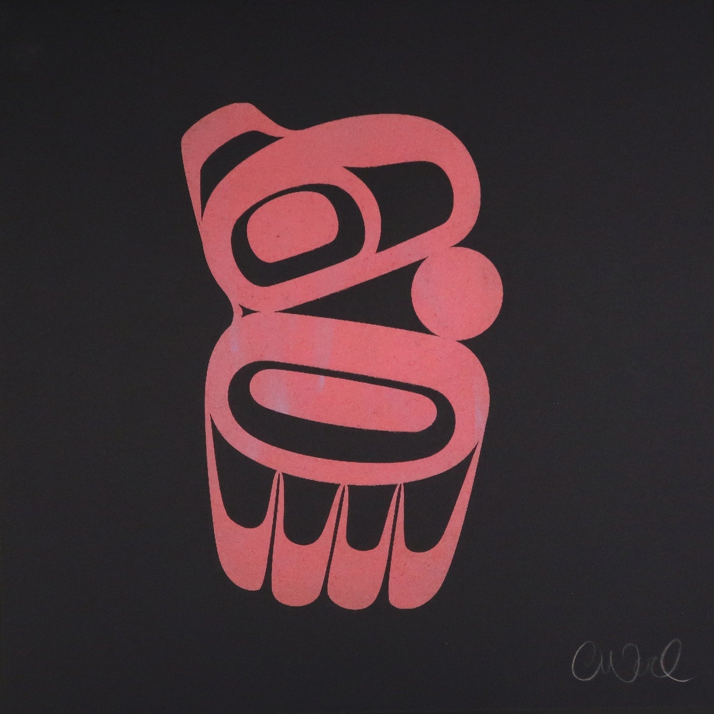 Baby Formline Prints - Black Paper