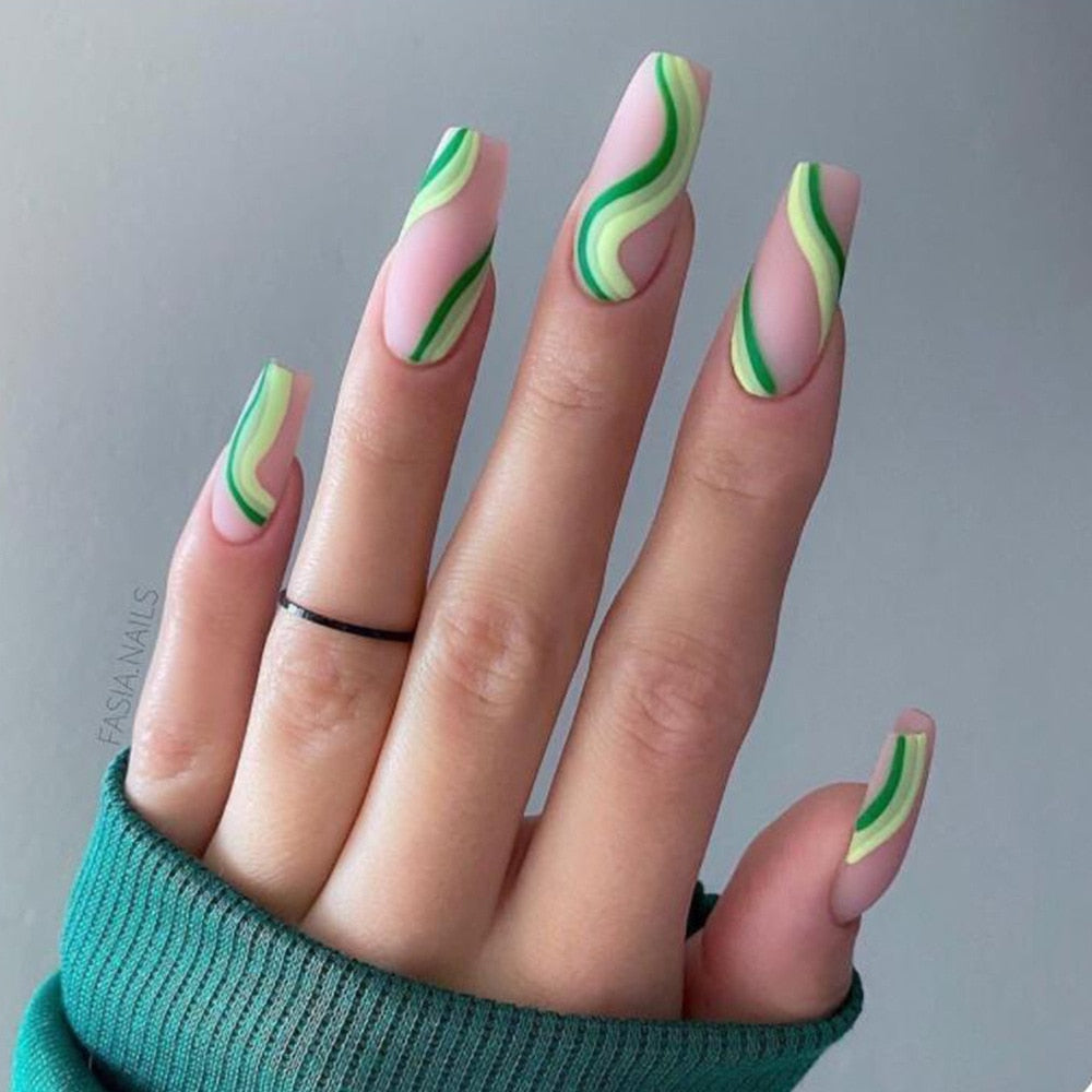24Pcs False Nails