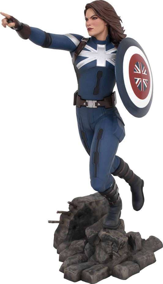 Diamond Select Toys - Marvel Gallery Diorama - Captain Carter (What If...?) PVC Diorama (84594) LOW STOCK