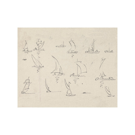 Sailboats - Unframed Art Print