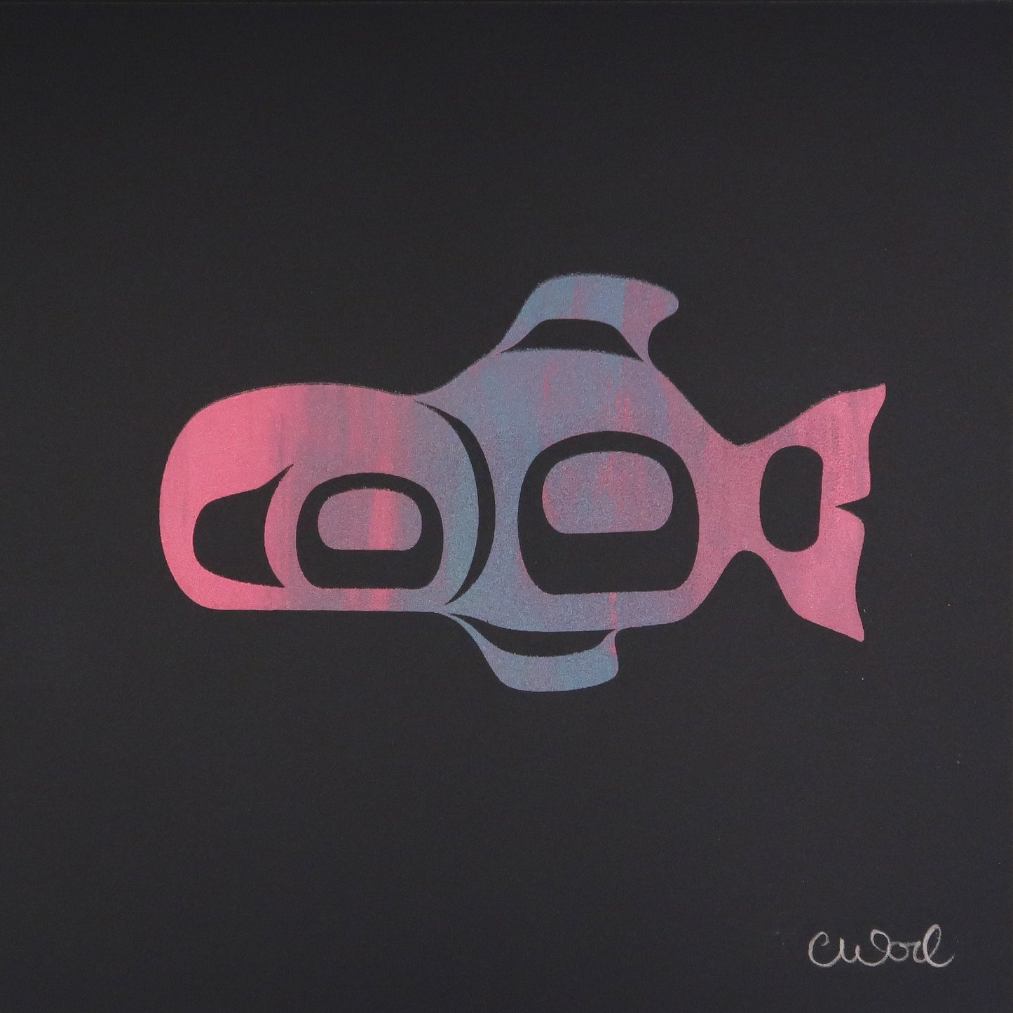 Baby Formline Prints - Black Paper