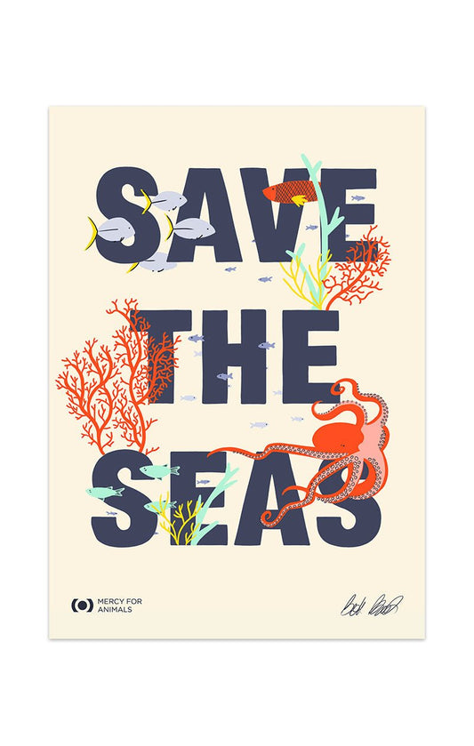 ‘Save the Seas’ Art Print